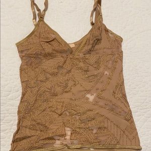 Roberto Cavalli lingerie inspired  nude top